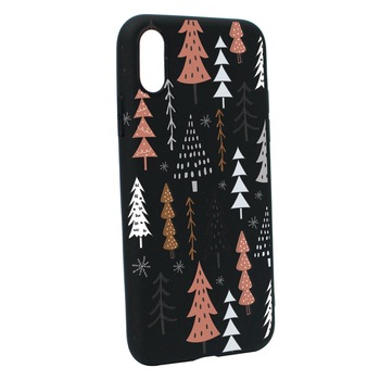 Husa Silicon Compatibila Cu Xiaomi Redmi 9A, Hand Drawn Christmas Tree, rezistenta la uzura, anti-alunecare, B875 Husa Silicon Compatibila Cu Xiaomi Redmi 9A, Hand Drawn Christmas Tree, rezistenta la uzura, anti-alunecare, B875