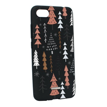 Husa Silicon Compatibila Cu Xiaomi Redmi 6A, Hand Drawn Christmas Tree, rezistenta la uzura, anti-alunecare, B875 Husa Silicon Compatibila Cu Xiaomi Redmi 6A, Hand Drawn Christmas Tree, rezistenta la uzura, anti-alunecare, B875