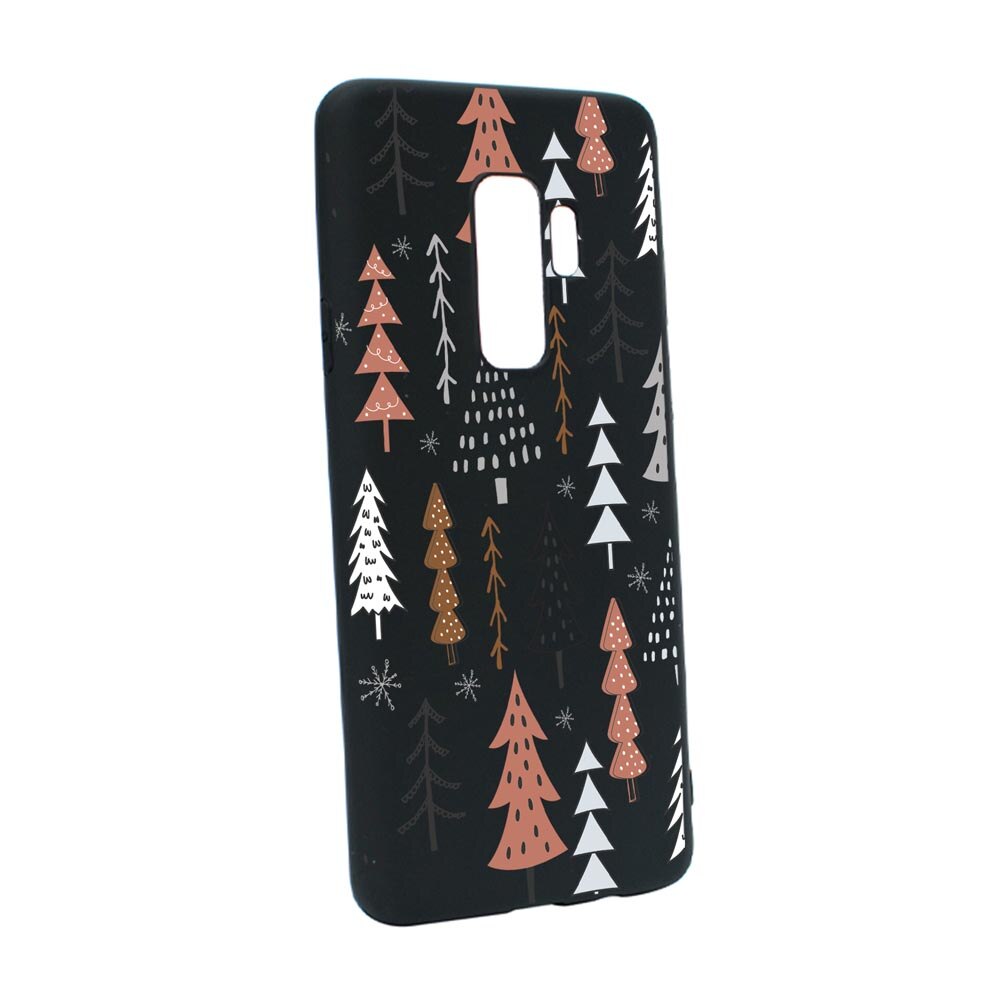 Husa Silicon Compatibila Cu Xiaomi Redmi Note 8 Pro, Hand Drawn Christmas Tree, rezistenta la uzura, anti-alunecare, B875