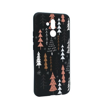 Husa Silicon Compatibila Cu Huawei Mate 20 Lite, Hand Drawn Christmas Tree, rezistenta la uzura, anti-alunecare, B875 Husa Silicon Compatibila Cu Huawei Mate 20 Lite, Hand Drawn Christmas Tree, rezistenta la uzura, anti-alunecare, B875