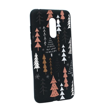 Husa Silicon Compatibila Cu Xiaomi PocoPhone F1, Hand Drawn Christmas Tree, rezistenta la uzura, anti-alunecare, B875 Husa Silicon Compatibila Cu Xiaomi PocoPhone F1, Hand Drawn Christmas Tree, rezistenta la uzura, anti-alunecare, B875