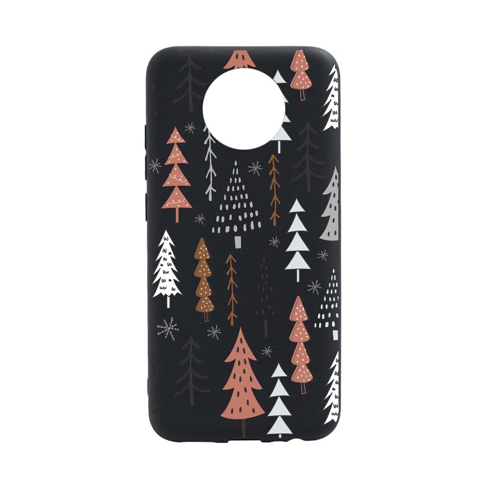 Husa Silicon Compatibila Cu Xiaomi Mi 10T Lite 5G, Hand Drawn Christmas Tree, rezistenta la uzura, anti-alunecare, B875