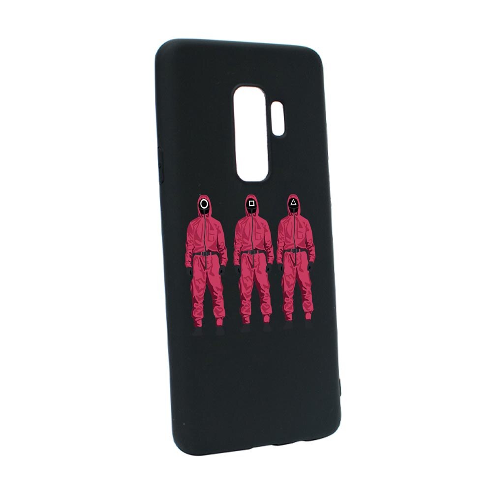 Husa Silicon Compatibila Cu Samsung Galaxy S9, Squid Game - Soldier Mask, rezistenta la uzura, anti-alunecare, B845