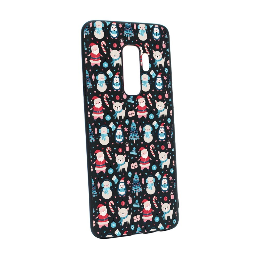 Husa Silicon Compatibila Cu Samsung Galaxy S9 Plus, Christmas Ornaments, rezistenta la uzura, anti-alunecare, B876