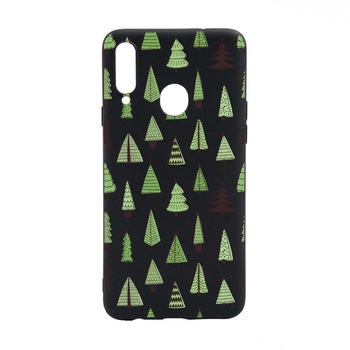 Husa Silicon Compatibila Cu Samsung Galaxy A20S, Christmas Tree Shapes, rezistenta la uzura, anti-alunecare, B872 Husa Silicon Compatibila Cu Samsung Galaxy A20S, Christmas Tree Shapes, rezistenta la uzura, anti-alunecare, B872