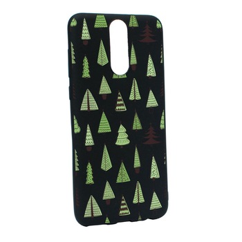 Husa Silicon Compatibila Cu Huawei Mate 10 Lite, Christmas Tree Shapes, rezistenta la uzura, anti-alunecare, B872 Husa Silicon Compatibila Cu Huawei Mate 10 Lite, Christmas Tree Shapes, rezistenta la uzura, anti-alunecare, B872