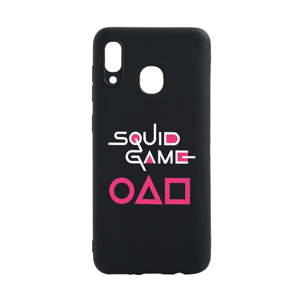 Husa Silicon Compatibila Cu Samsung Galaxy A30, Squid Game - Title, rezistenta la uzura, anti-alunecare, B847