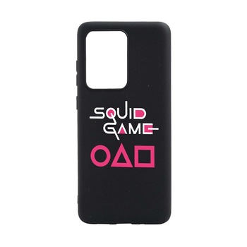 Husa Silicon Compatibila Cu Samsung Galaxy S20 Ultra, Squid Game - Title, rezistenta la uzura, anti-alunecare, B847 Husa Silicon Compatibila Cu Samsung Galaxy S20 Ultra, Squid Game - Title, rezistenta la uzura, anti-alunecare, B847