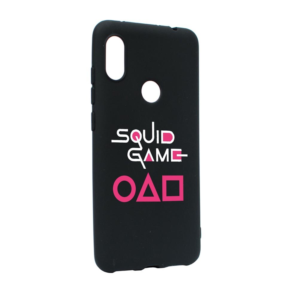 Husa Silicon Compatibila Cu Huawei Y6 2019, Squid Game - Title, rezistenta la uzura, anti-alunecare, B847