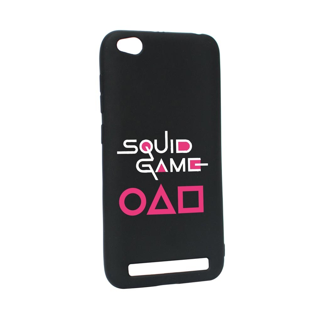 Husa Silicon Compatibila Cu Xiaomi Redmi 5A, Squid Game - Title, rezistenta la uzura, anti-alunecare, B847