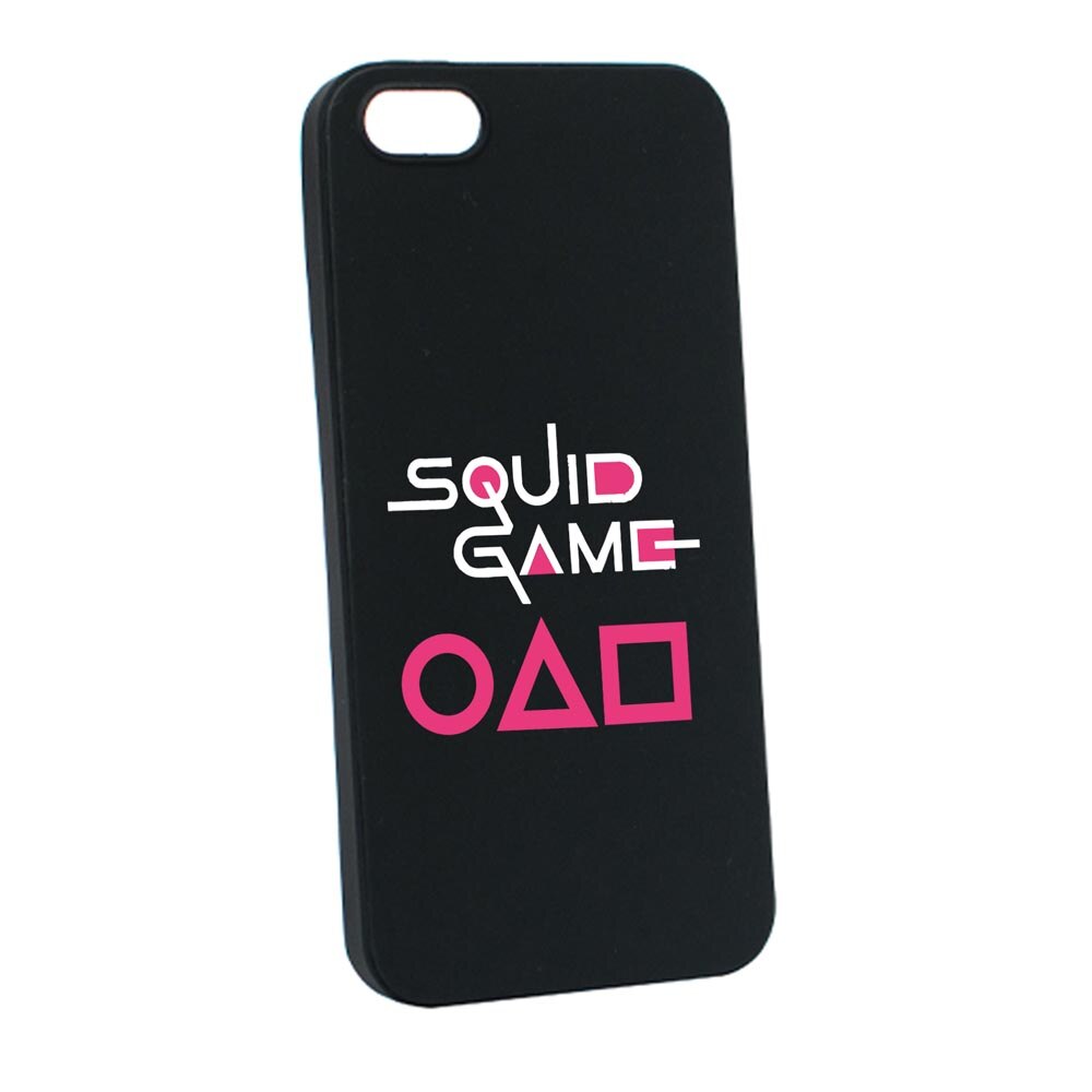 Husa Silicon Compatibila Cu Apple iPhone SE / 5S / 5, Squid Game - Title, rezistenta la uzura, anti-alunecare, B847