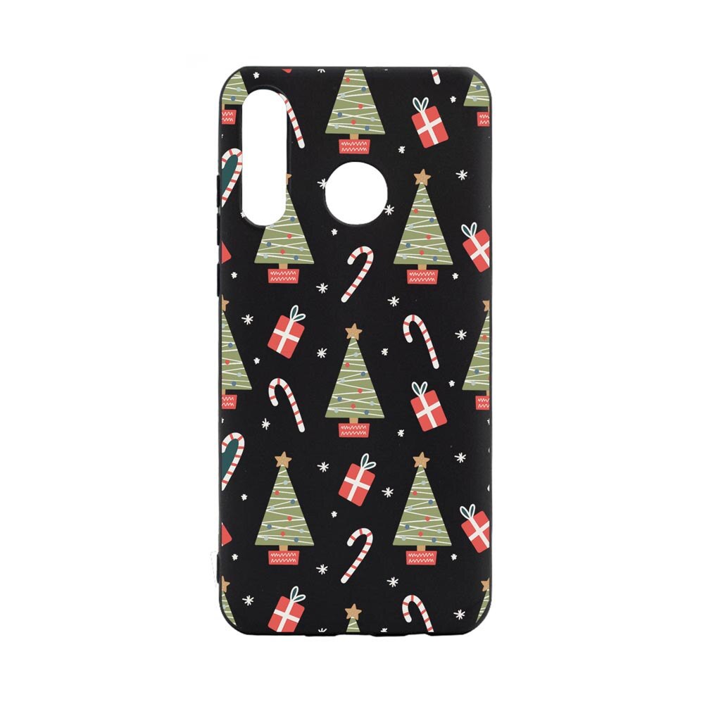 Husa Silicon Compatibila Cu Huawei P30 Lite, Christmas Pattern, rezistenta la uzura, anti-alunecare, B873