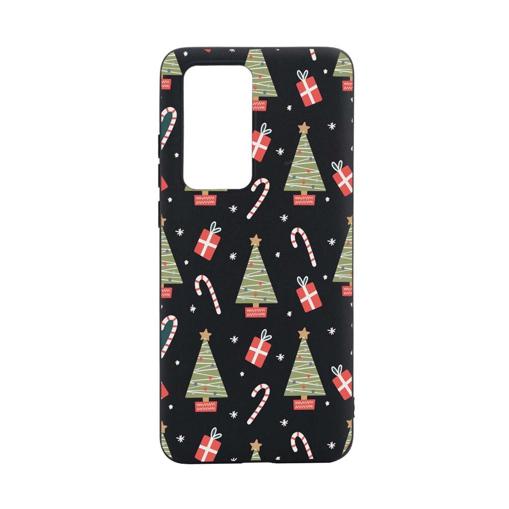 Husa Silicon Compatibila Cu Huawei P40, Christmas Pattern, rezistenta la uzura, anti-alunecare, B873