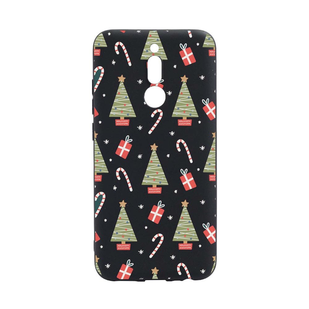 Husa Silicon Compatibila Cu Xiaomi Redmi 8, Christmas Pattern, rezistenta la uzura, anti-alunecare, B873