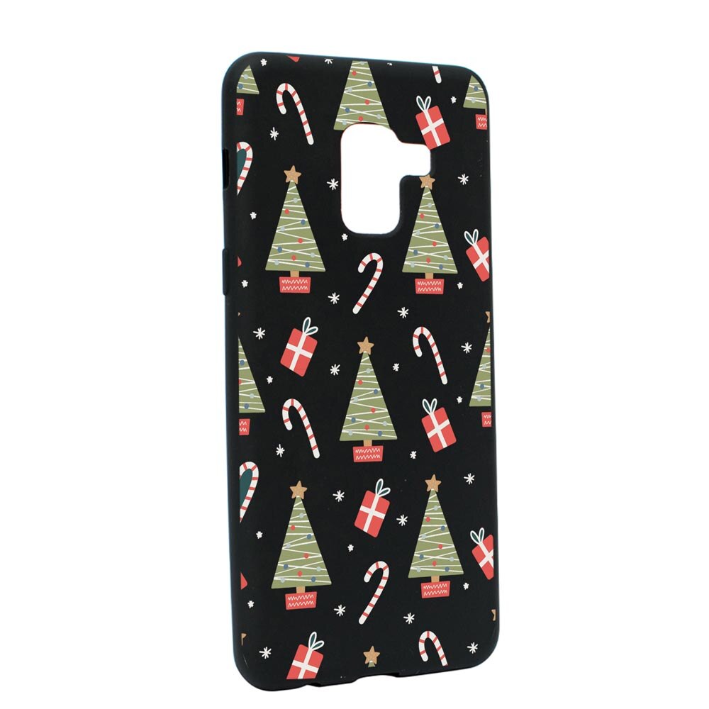 Husa Silicon Compatibila Cu Samsung Galaxy A5 2018, Christmas Pattern, rezistenta la uzura, anti-alunecare, B873