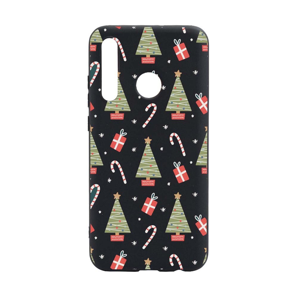 Husa Silicon Compatibila Cu Huawei Y6p, Christmas Pattern, rezistenta la uzura, anti-alunecare, B873