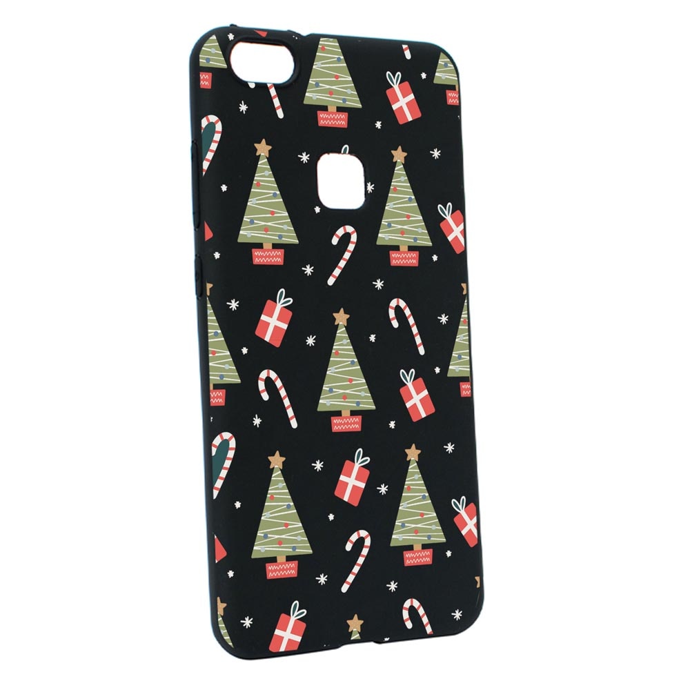 Husa Silicon Compatibila Cu Huawei P10 Lite, Christmas Pattern, rezistenta la uzura, anti-alunecare, B873