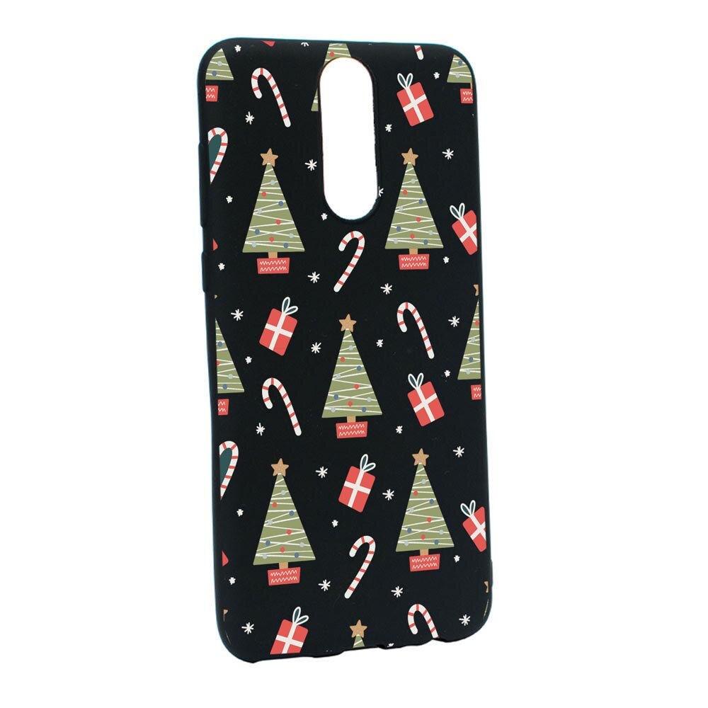 Husa Silicon Compatibila Cu Huawei Mate 10 Lite, Christmas Pattern, rezistenta la uzura, anti-alunecare, B873