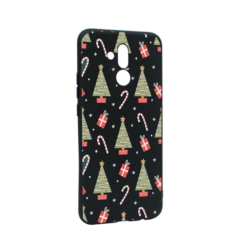 Husa Silicon Compatibila Cu Huawei Mate 20 Lite, Christmas Pattern, rezistenta la uzura, anti-alunecare, B873