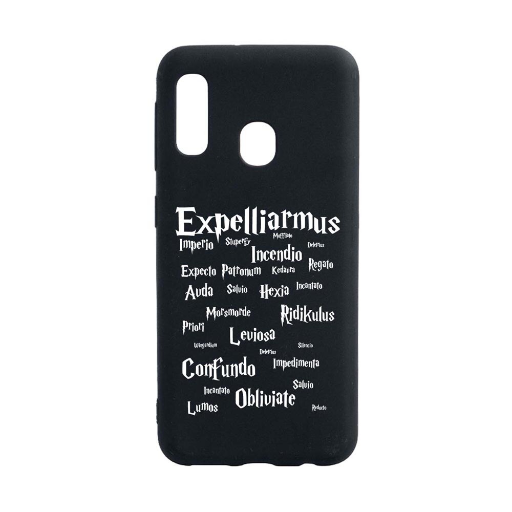 Husa Silicon Compatibila Cu Samsung Galaxy A20E, Harry Potter Spells, rezistenta la uzura, anti-alunecare, B865