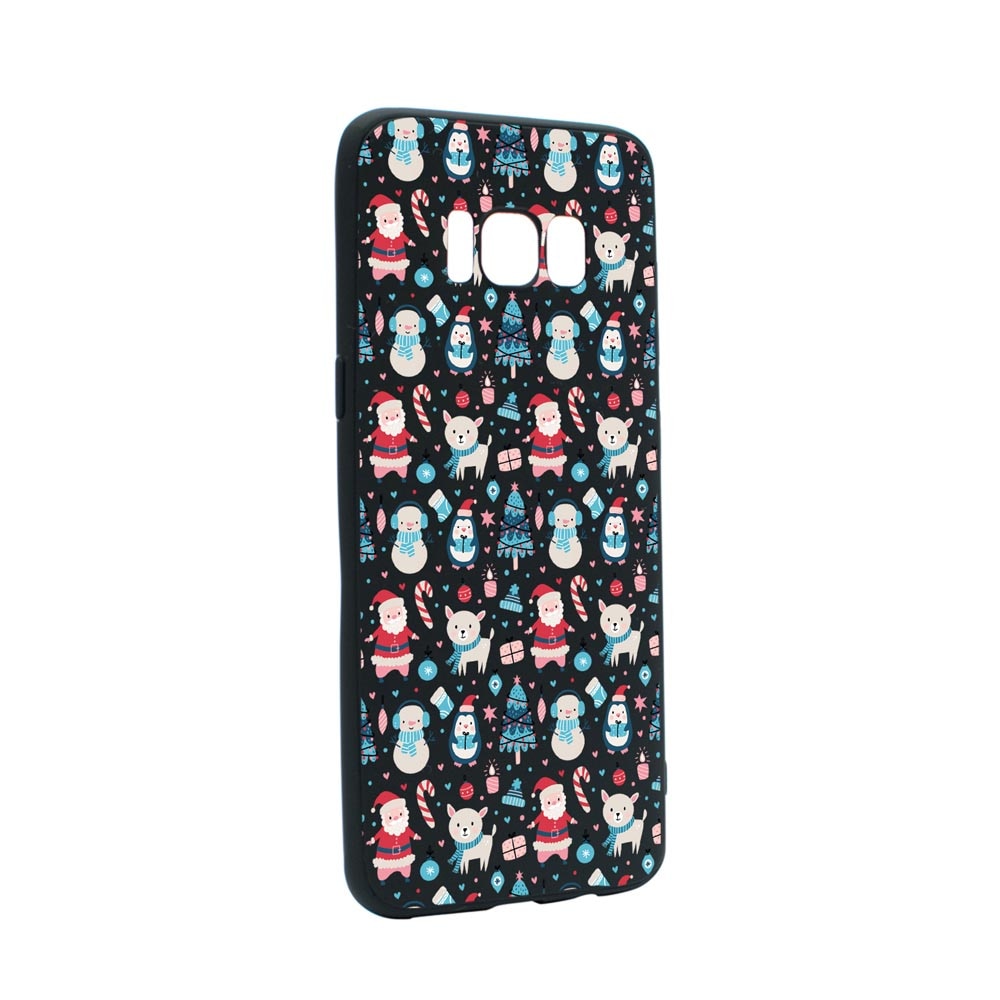 Husa Silicon Compatibila Cu Samsung Galaxy S8, Christmas Ornaments, rezistenta la uzura, anti-alunecare, B876