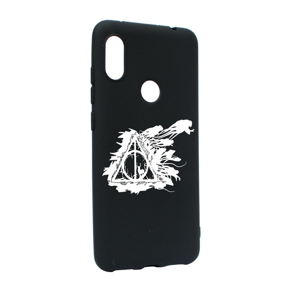 Husa Silicon Compatibila Cu Huawei Y6 2019, Deathly Hallows Harry Potter, rezistenta la uzura, anti-alunecare, B854