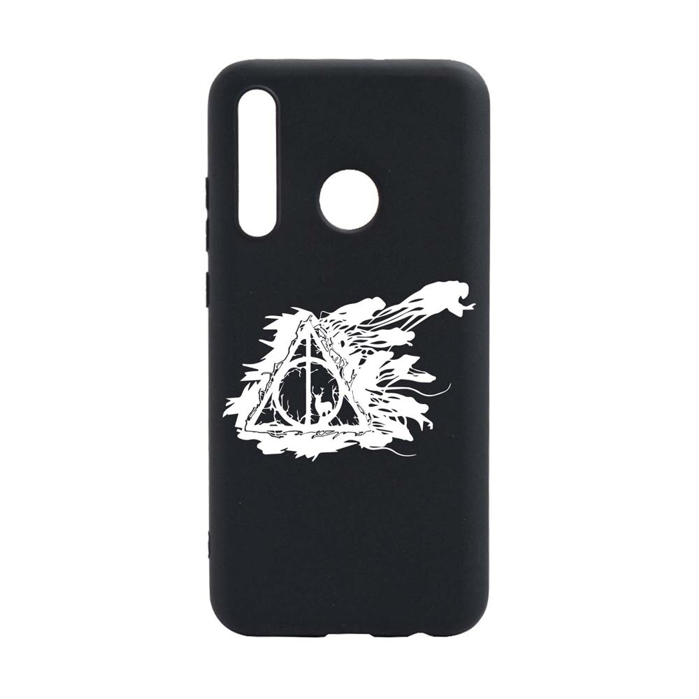 Husa Silicon Compatibila Cu Huawei Honor 20 Lite / P smart Plus 2019, Deathly Hallows Harry Potter, rezistenta la uzura, anti-alunecare, B854