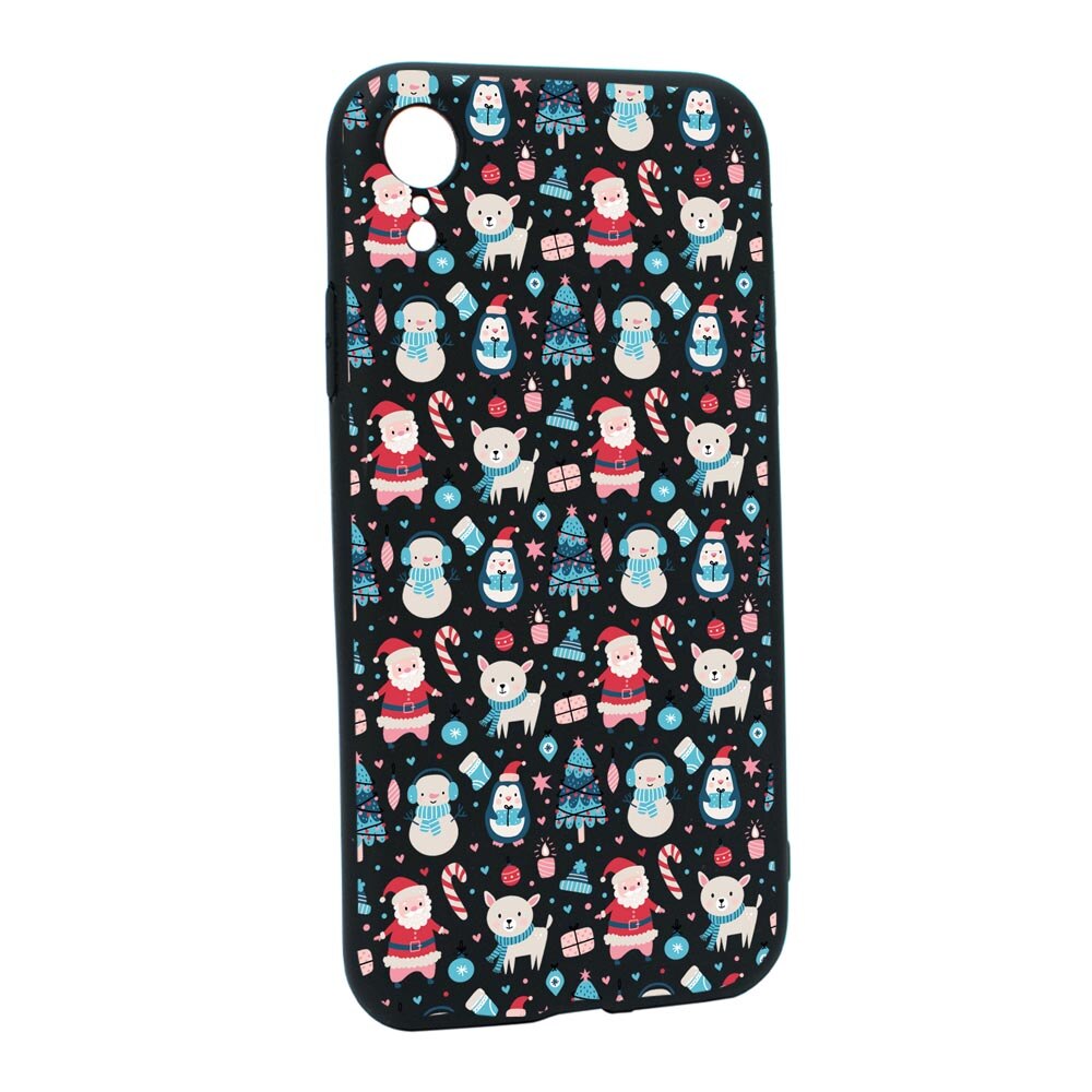 Husa Silicon Compatibila Cu Apple iPhone XR, Christmas Ornaments, rezistenta la uzura, anti-alunecare, B876