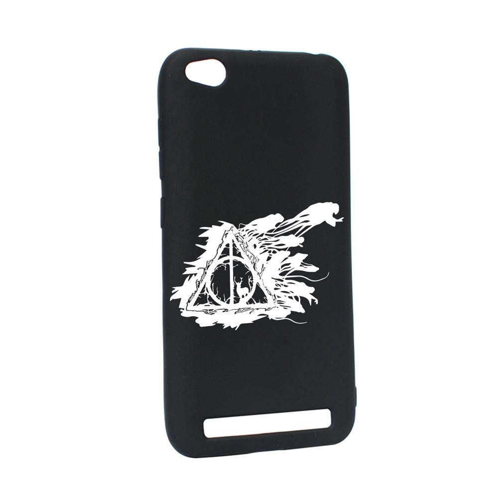 Husa Silicon Compatibila Cu Xiaomi Redmi 5A, Deathly Hallows Harry Potter, rezistenta la uzura, anti-alunecare, B854