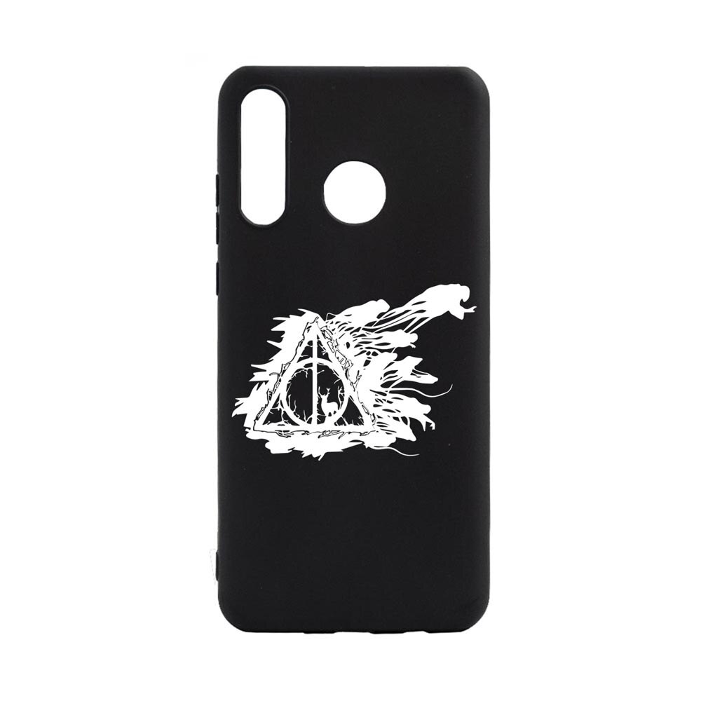 Husa Silicon Compatibila Cu Huawei P30 Lite, Deathly Hallows Harry Potter, rezistenta la uzura, anti-alunecare, B854