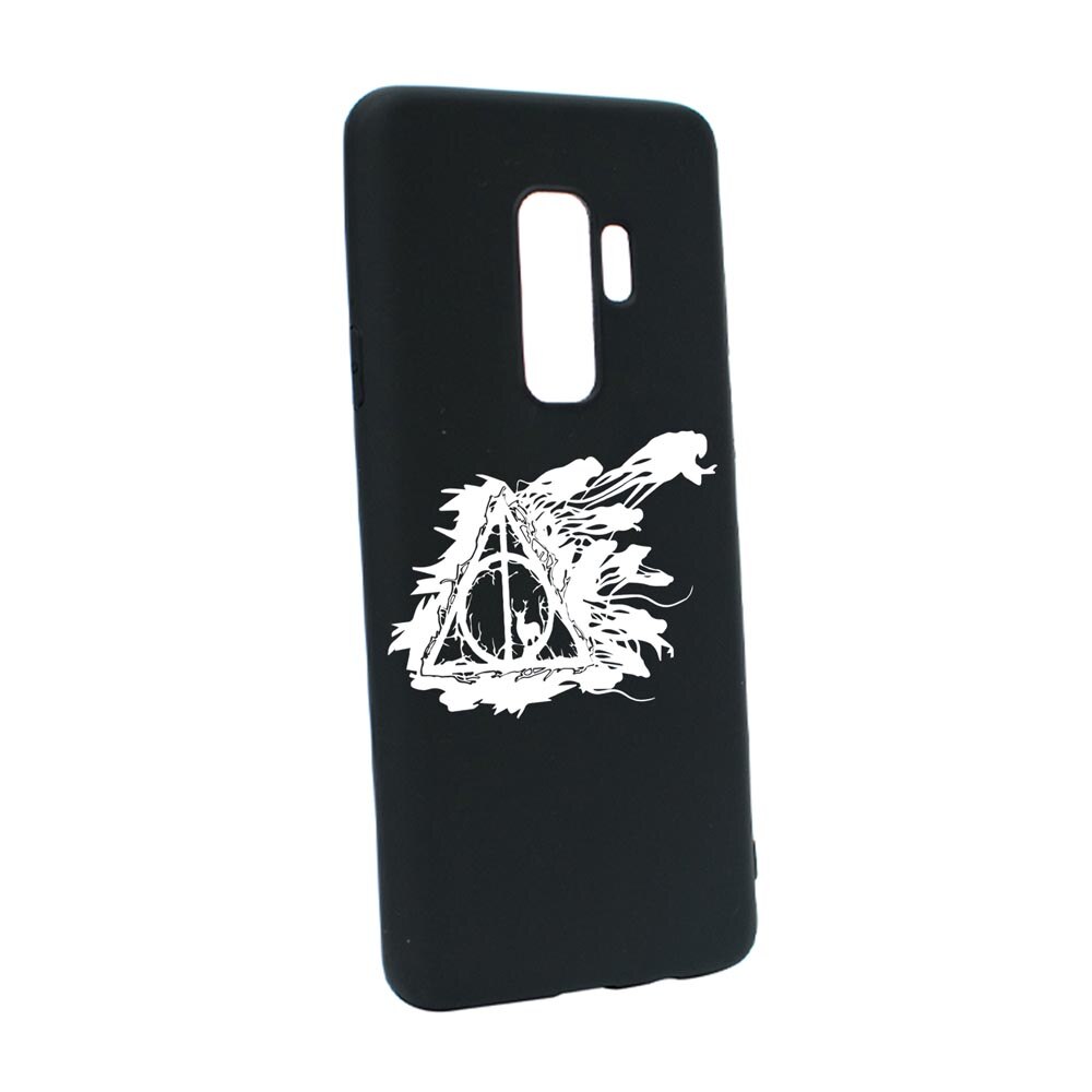 Husa Silicon Compatibila Cu Samsung Galaxy S9, Deathly Hallows Harry Potter, rezistenta la uzura, anti-alunecare, B854