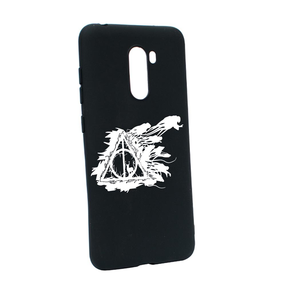 Husa Silicon Compatibila Cu Xiaomi PocoPhone F1, Deathly Hallows Harry Potter, rezistenta la uzura, anti-alunecare, B854