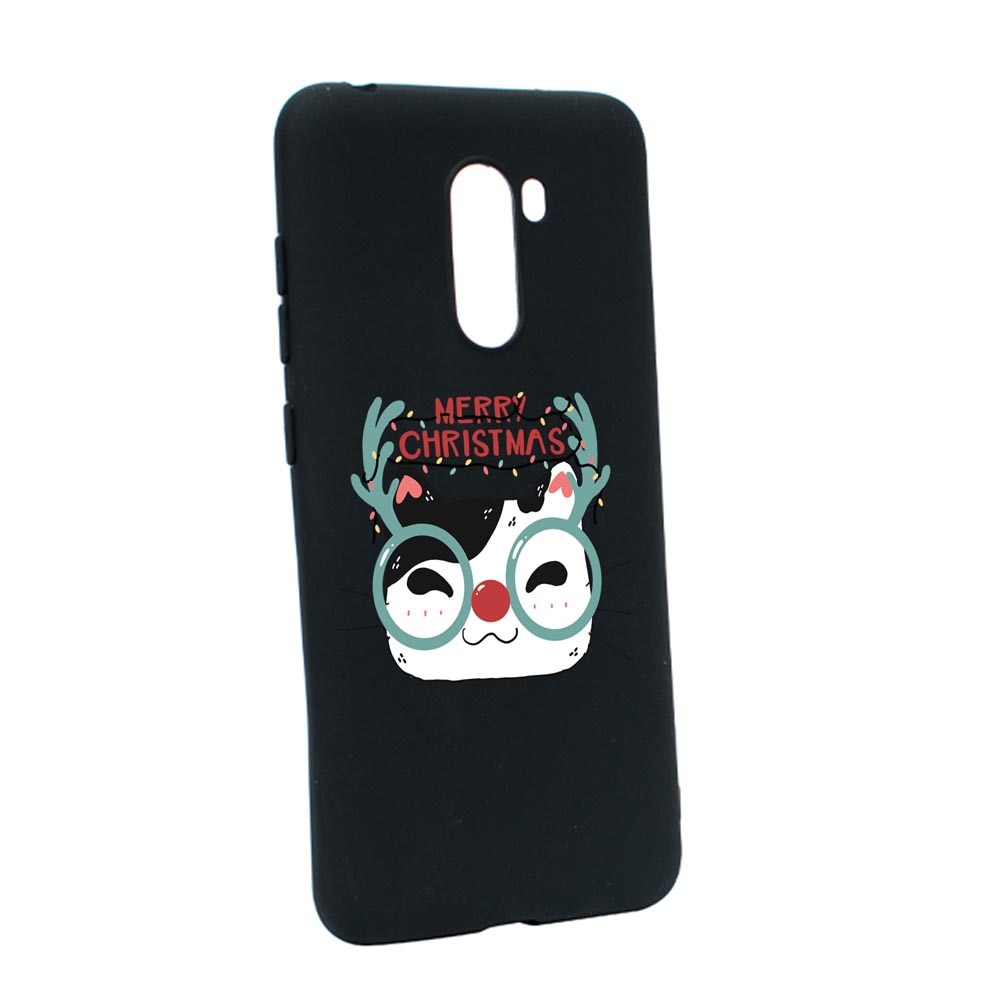 Husa Silicon Compatibila Cu Xiaomi PocoPhone F1, I Want To Be Rudolph, rezistenta la uzura, anti-alunecare, B877