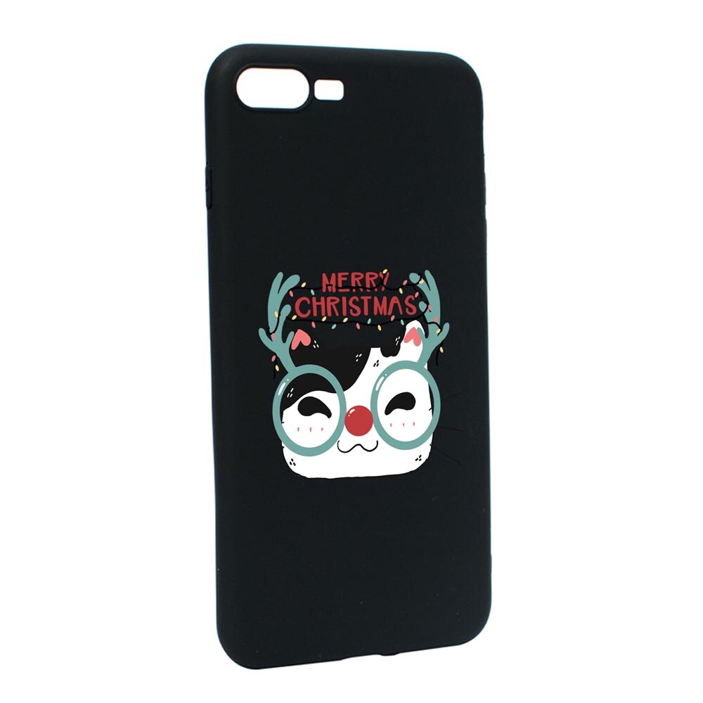 Husa Silicon Compatibila Cu Apple iPhone 7 Plus / 8 Plus, I Want To Be Rudolph, rezistenta la uzura, anti-alunecare, B877