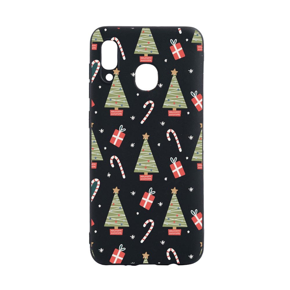 Husa Silicon Compatibila Cu Samsung Galaxy A30, Christmas Pattern, rezistenta la uzura, anti-alunecare, B873