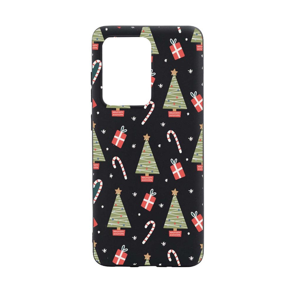 Husa Silicon Compatibila Cu Samsung Galaxy S20 Ultra, Christmas Pattern, rezistenta la uzura, anti-alunecare, B873