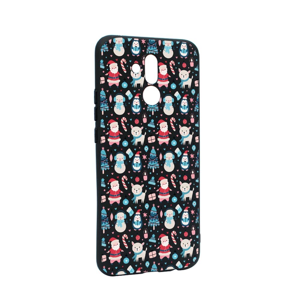 Husa Silicon Compatibila Cu Huawei Mate 20 Lite, Christmas Ornaments, rezistenta la uzura, anti-alunecare, B876