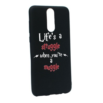 Husa Silicon Compatibila Cu Huawei Mate 10 Lite, Life Is A Struggle, rezistenta la uzura, anti-alunecare, B857 Husa Silicon Compatibila Cu Huawei Mate 10 Lite, Life Is A Struggle, rezistenta la uzura, anti-alunecare, B857