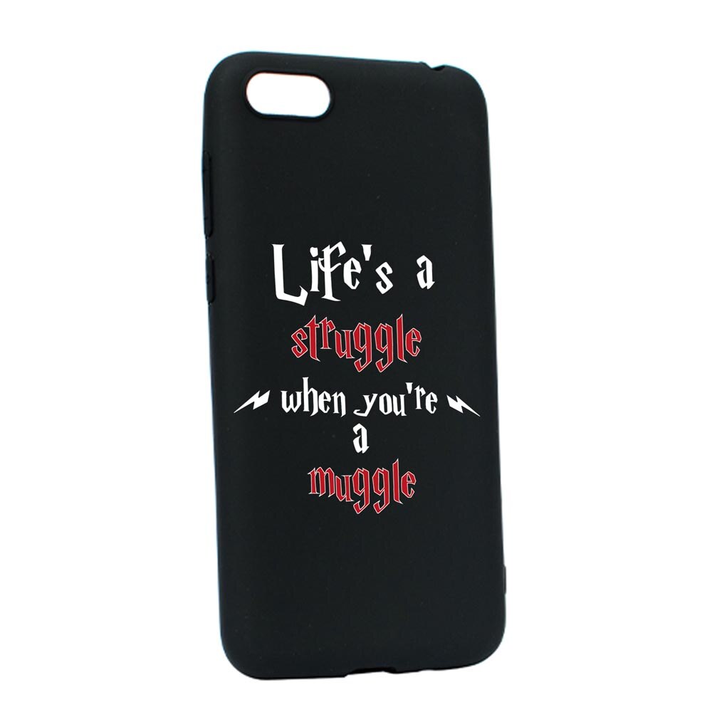 Husa Silicon Compatibila Cu Apple iPhone 7 / 8, Life Is A Struggle, rezistenta la uzura, anti-alunecare, B857