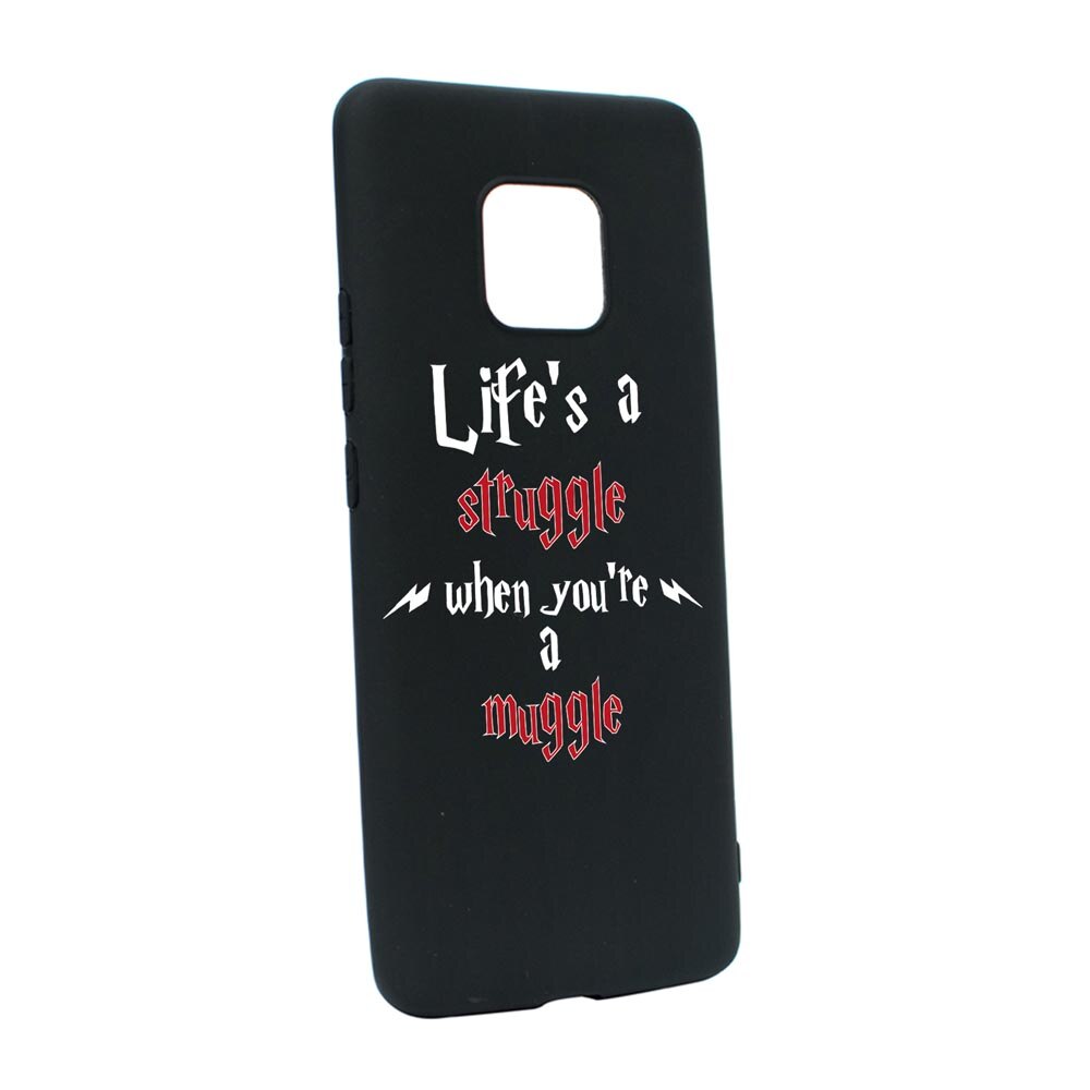 Husa Silicon Compatibila Cu Motorola Moto E7 Plus, Life Is A Struggle, rezistenta la uzura, anti-alunecare, B857