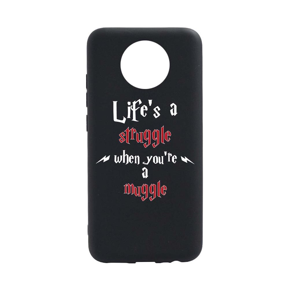 Husa Silicon Compatibila Cu Xiaomi Mi 10T Lite 5G, Life Is A Struggle, rezistenta la uzura, anti-alunecare, B857