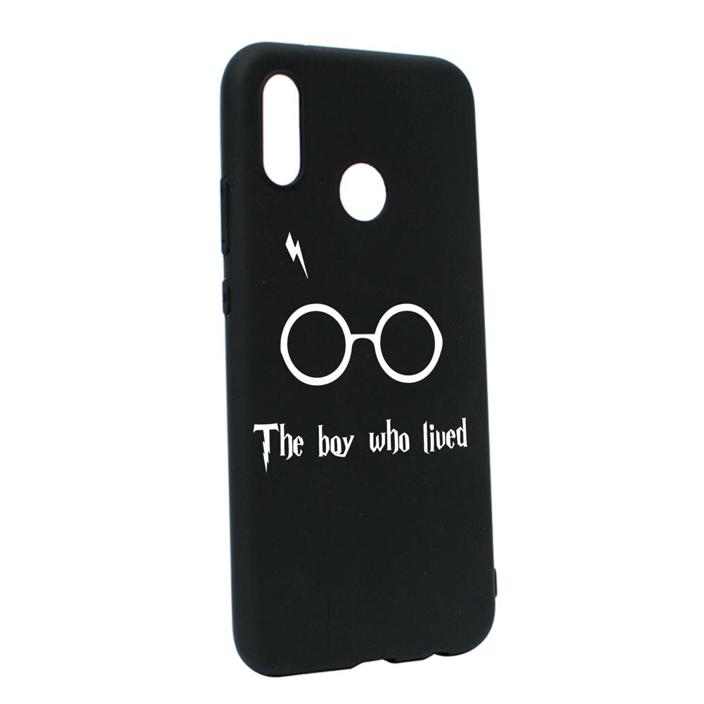 Husa Silicon Compatibila Cu Huawei P20 Lite, The Boy Who Lived, rezistenta la uzura, anti-alunecare, B858
