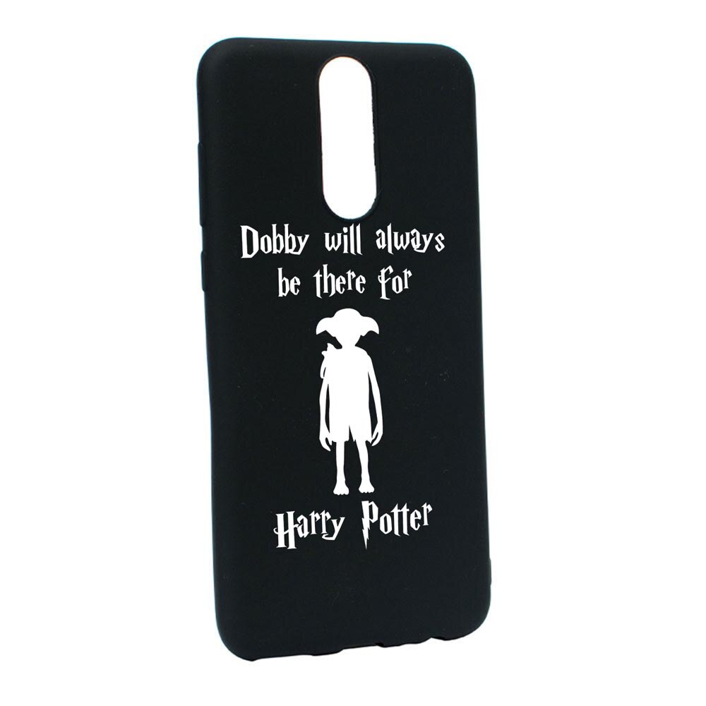 Husa Silicon Compatibila Cu Huawei Mate 10 Lite, Dobby Will Always Be There, rezistenta la uzura, anti-alunecare, B859