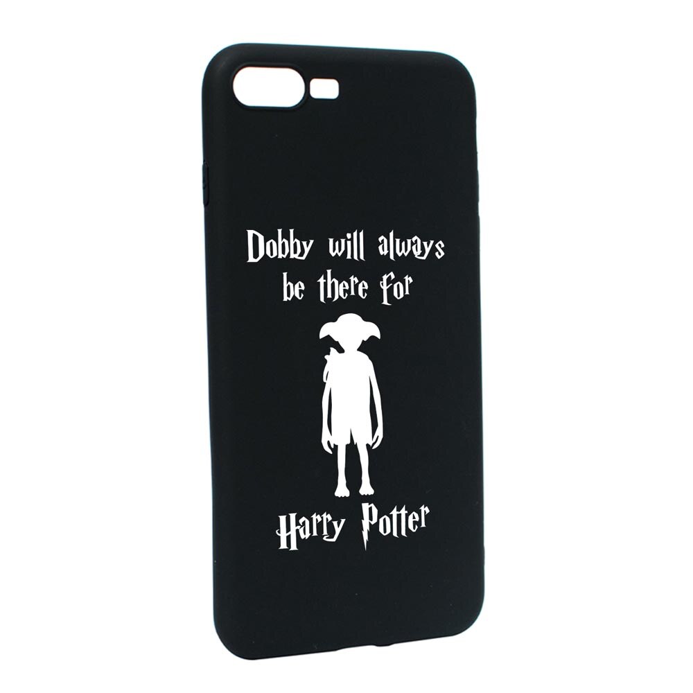 Husa Silicon Compatibila Cu Apple iPhone 7 Plus / 8 Plus, Dobby Will Always Be There, rezistenta la uzura, anti-alunecare, B859