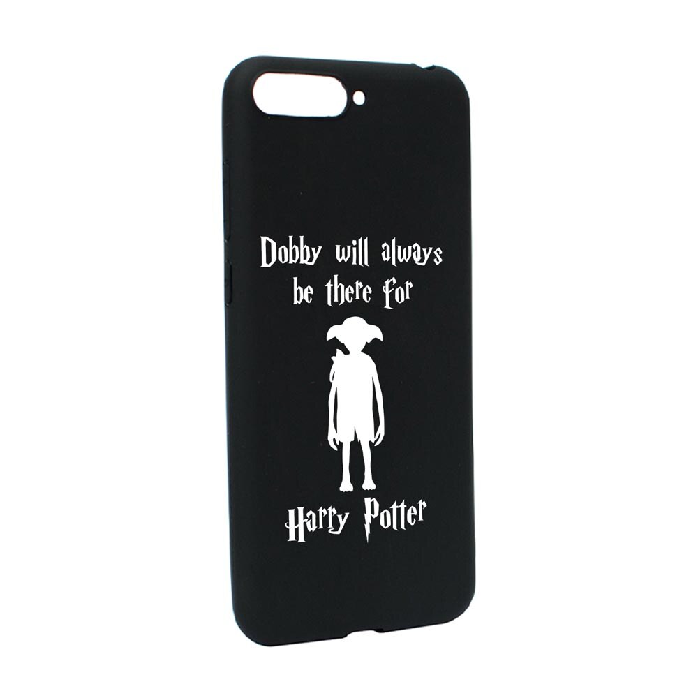 Husa Silicon Compatibila Cu Huawei Y6 2018 / Y6 Prime 2018, Dobby Will Always Be There, rezistenta la uzura, anti-alunecare, B859