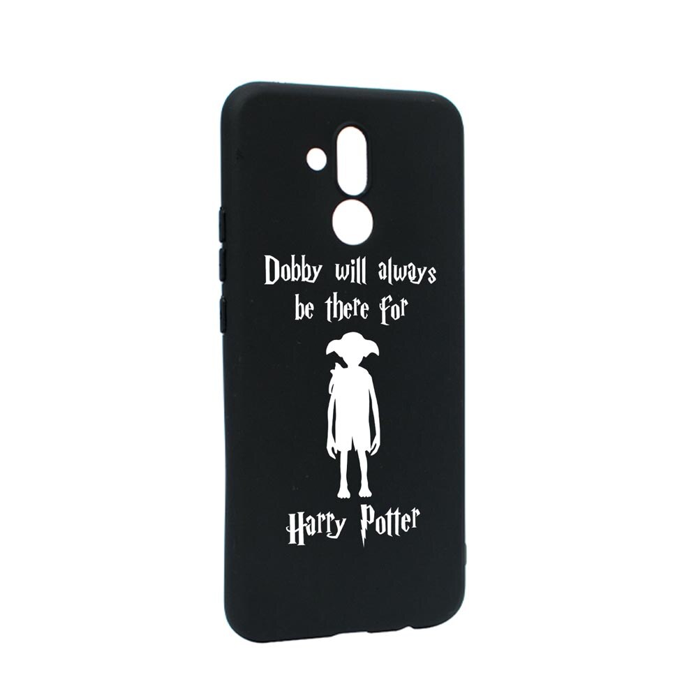 Husa Silicon Compatibila Cu Huawei Mate 20 Lite, Dobby Will Always Be There, rezistenta la uzura, anti-alunecare, B859