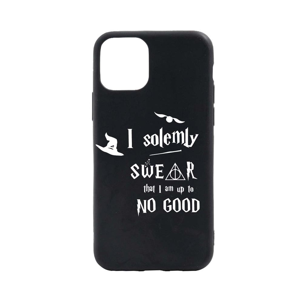 Husa Silicon Compatibila Cu Apple iPhone 11 Pro, Solemly Swear, rezistenta la uzura, anti-alunecare, B860