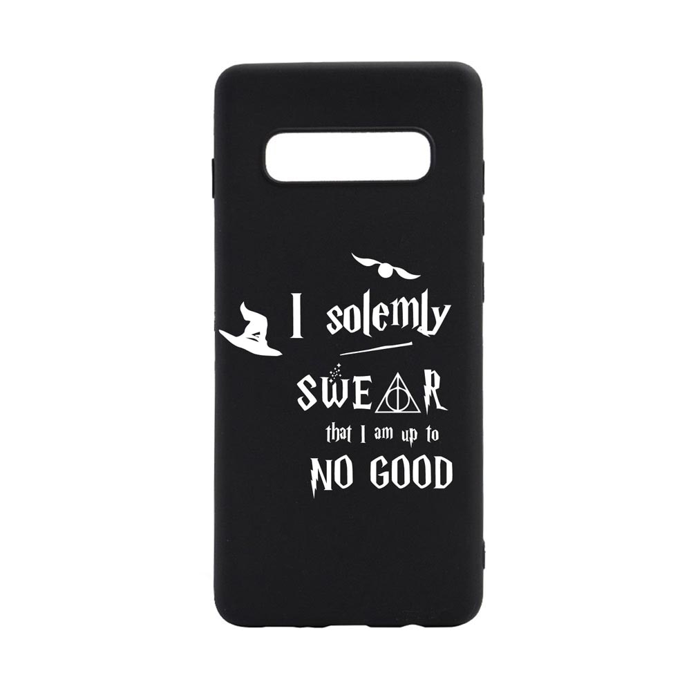 Husa Silicon Compatibila Cu Samsung Galaxy S10 Plus, Solemly Swear, rezistenta la uzura, anti-alunecare, B860