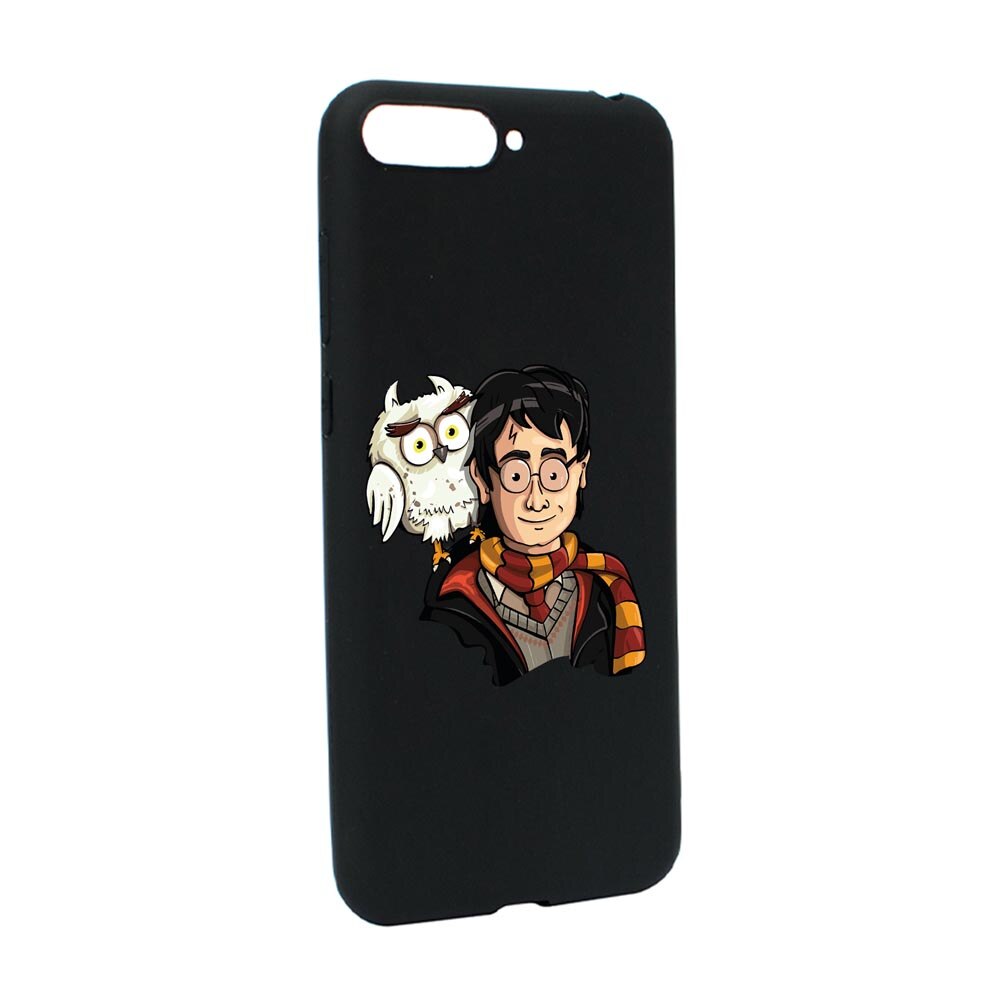 Husa Silicon Compatibila Cu Huawei Y6 2018 / Y6 Prime 2018, Hogwarts Harry Potter, rezistenta la uzura, anti-alunecare, B868