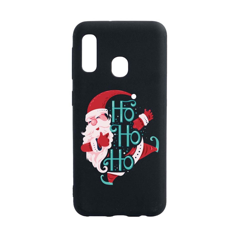 Husa Silicon Compatibila Cu Samsung Galaxy A20E, Ho Ho Ho Santa Claus, rezistenta la uzura, anti-alunecare, B869